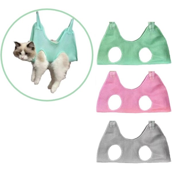 Cat Grooming nail cutting anti scratch bite fixed bag bath Trimming Restraint Bag Pet Beauty hammock hanging Pet Supplies