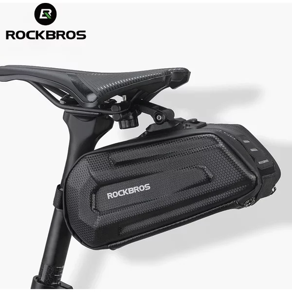 ROCKBROS – sac de selle étanche 1,7 l, grande capacité, tige de selle à dégagement rapide, antichoc, Double fermeture éclair, accessoires