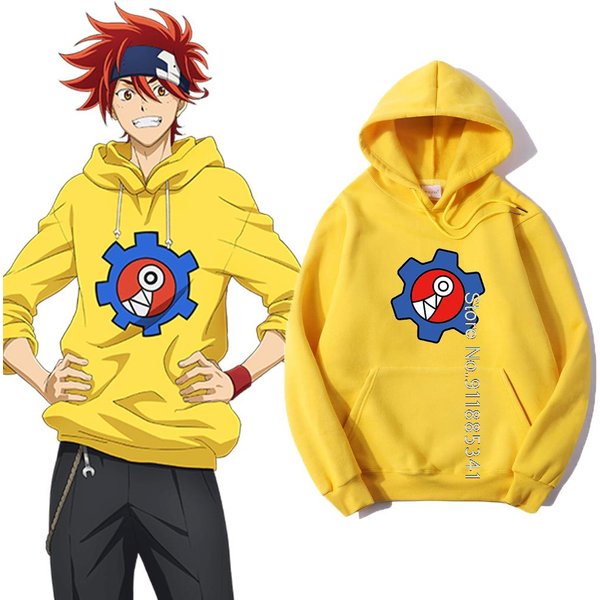 Takerlama SK8 the Infinity Hoodie Reki Cosplay Yellow Womens Men Sweatshirts Casual Streetwear Pullover Coat Plus Size Hoodies