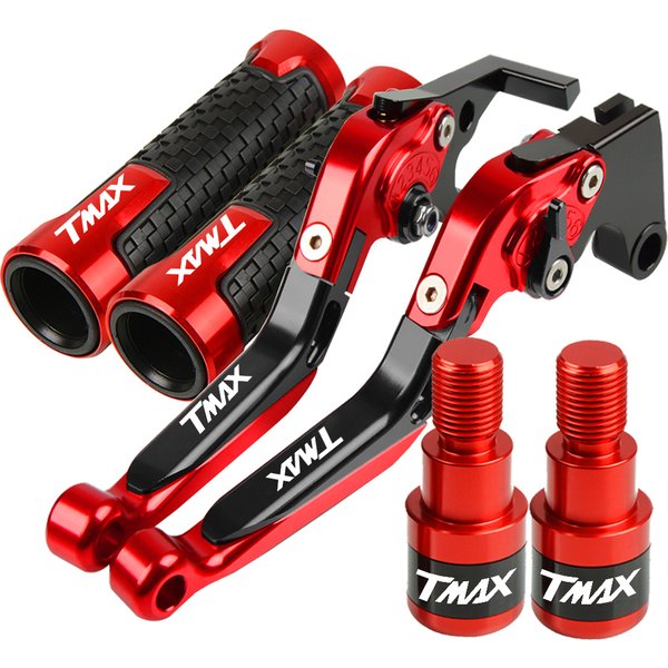 Leviers de Frein et d'Embrayage avec Poignées de Guidon, pour Moto YAMAHA TMAX 500 T-Prévention 500 2001 2002 2003 2004 2005 2006 2007