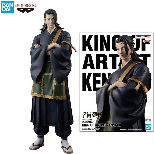 Na stanie 100% Oryginalny Bandai Banpresto Jujutsu Kaisen Suguru Geto Wersja w szatach czarodzieja Figurka anime, kolekcjonerska, prezent na biurko**