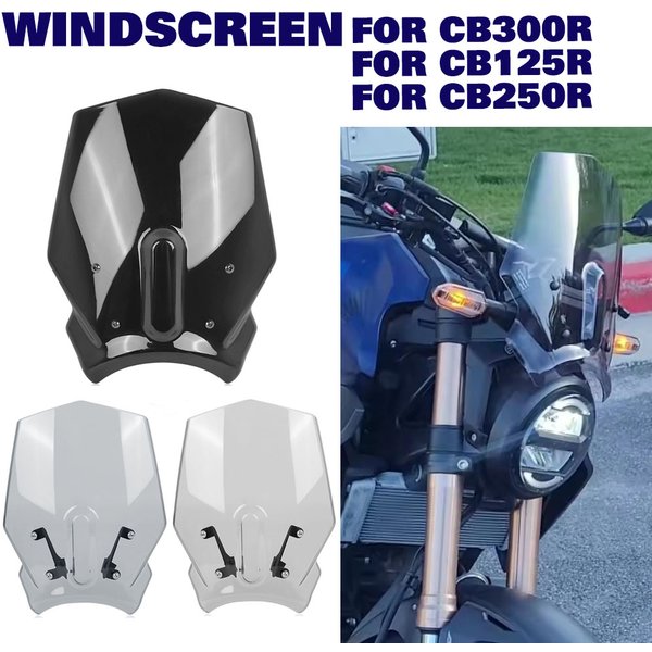 Przednia szyba motocyklowa CB300R CB125R CB250R, owiewka, deflektor powietrza do Honda CB 300R 125R 250R 18-23