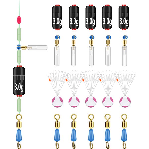 DNDYUJU 20 teile/los Blei Platinen Angeln Zubehör Angeln Set Kopf Gewicht Platinen Raum Bean Stecker 1,5g-4,0g Angelgerät