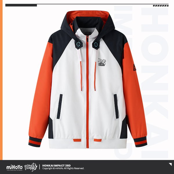 Official Honkai Impact 3 Kiana Kaslana Reburn Woven Jacket Coat Couple Spring Autumn Winter Unisex Hoodies Cosplay