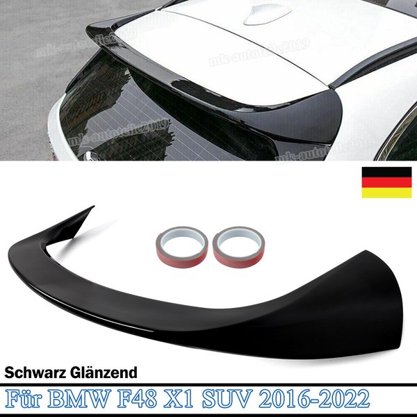 Für BMW X1 F48 X1M Sport SUV 2015 2016 2017 2018 2019 2020 2021 2022 Auto-Heckklappenspoiler Dachflügel Carbon-Optik