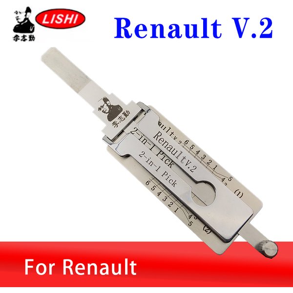 Für Renault V.2 LISHI 2in1 Renault Decoder Autotüröffnungswerkzeug Schlossöffnungswerkzeug Schlosserwerkzeug