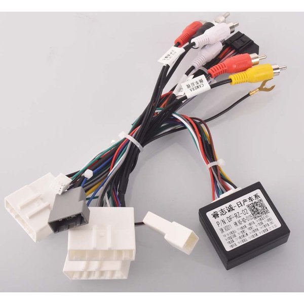 Wiązka przewodów radia samochodowego Stereo Adapter kabla Android 16pin dla Nissan Murano Qashqai j10 j11 X trail Tiida