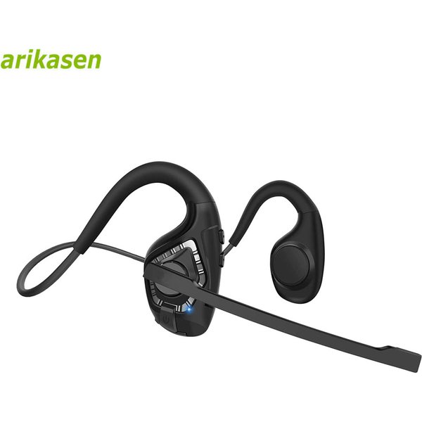 Casques Bluetooth avec Microphone écouteurs à oreille ouverte sans fil Bluetooth suppression du bruit casque à Conduction d'air pour le bureau