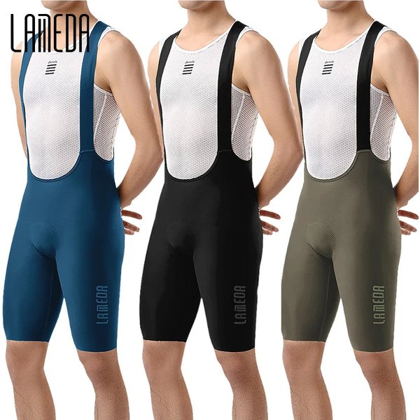 LAMEDA cuissard de cyclisme pour hommes bavoirs de cyclisme professionnels 6 heures coussinets taille haute short de vélo respirant vêtements de vélo de route
