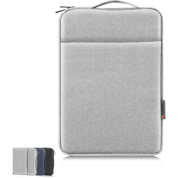 HAWEEL Laptop-Hülle mit Reißverschluss, Aktentasche, Notebook-Handtasche für 15–16,7/14–15/12,5–13,5 Zoll Laptop-Tablet-Hülle