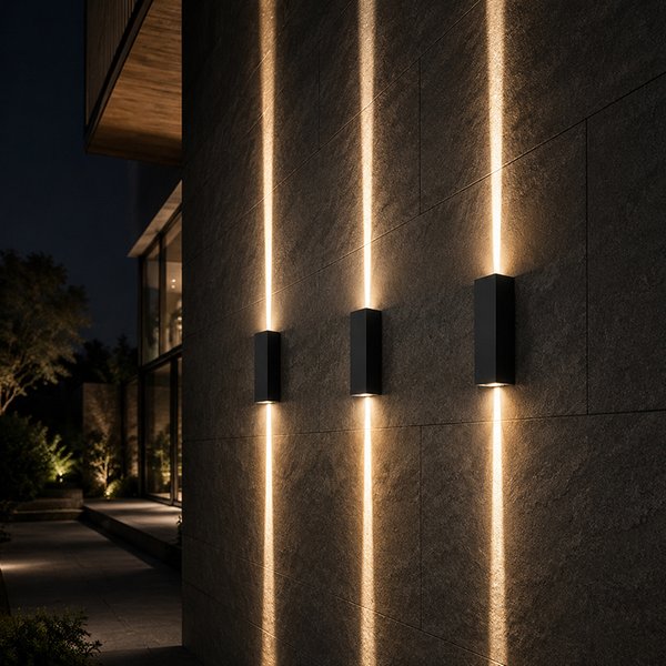 Applique murale extérieure LED 12W moderne et minimaliste, étanche IP65, à faisceau étroit, en aluminium, pour porche et jardin, AC85-265V