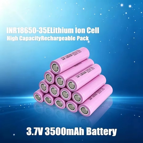 INR18650-35E 3,7V 3500mAh 18650 Wiederaufladbare Lithium-Batteriezellen 10 Stück Hohe Kapazität für DIY Powerbank E-Bike Batterie-Montage