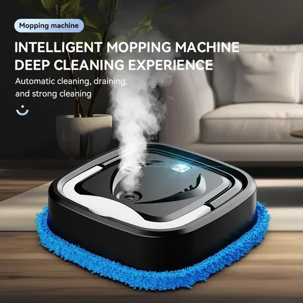 Intelligenter Roboter-Staubsauger, 2000 Pa, starke Saugkraft, Kehrmopp, intelligentes Mapping, Anti-Haarverwicklung für Hartböden, Teppiche, Tierhaare