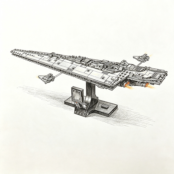 Vaders Executor Super-Zerstörer, ideales Weihnachtsgeschenk, große Bausteine für interstellare Schlachtschiffe für Jungen, Dekorationsmodell