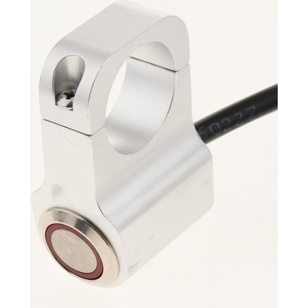 Motorrad-Lenker-Ein/Aus-Schalter aus Aluminiumlegierung für 25-mm-Lenker, Nebelscheinwerfer, Stromanschluss, Elektrofahrrad