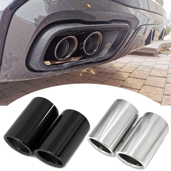 Embout d'échappement pour BMW X7 G07 X5 G05 X6 G06 M40i M50i, embouts de silencieux en acier inoxydable, tuyau d'échappement, 2019 à 2024