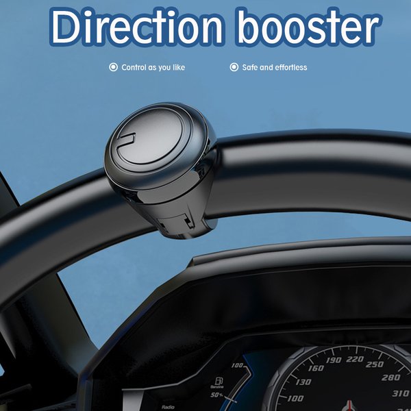 Turning Steering Wheel Booster Spinner Knob 360 Degree Rotation Metal Bearing Power Handle Ball Shaped Suitable for All Cars