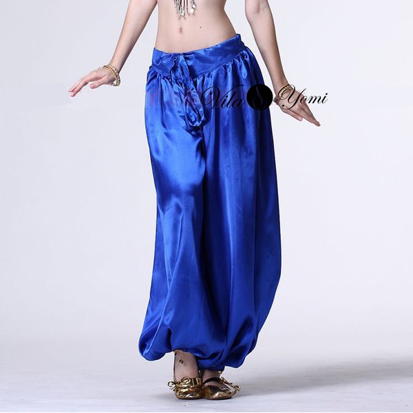 Halloween Bauchtanz Tribal Haremshose Bauchtanzhose Ägyptische Laternenhose für Weihnachten Lose Hose Verschiedene Farben