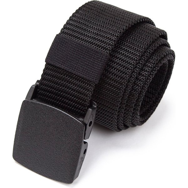 Nylon Belt Men Women Unisex Outdoor Tactical Buckle Black Waistband Travel Casual Adjustable Canvas Men's Belt