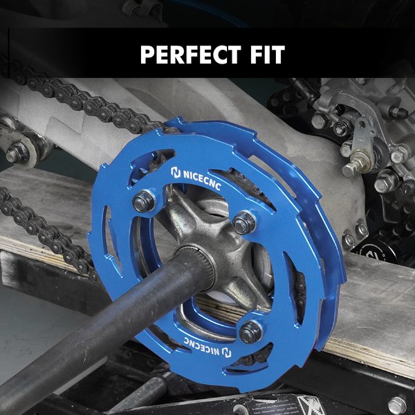 NICECNC VTT pour YAMAHA YFZ450R SE 2009-2022 2020 YFZ450X 2010-2011 YFZ450R 450X 450R X PROTECTION du couvercle de PROTECTION de pignons de chaîne