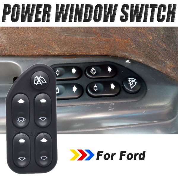 Bouton de commande de lève-vitre électrique, interrupteur de fenêtre électrique, pour Ford Ranger Fiesta Ecosport MITSUBISHI Space Star 7S 6514529 AA