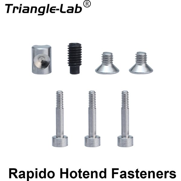 Trianglelab ® Vis en alliage de titane Rapido Hotend Fastener compatible avec l'imprimante 3D Rapido Hotend