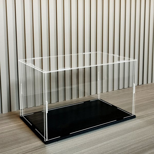 1pc Klar Acryl Vitrine Staubdicht Spielzeug Figuren Auto Lkw Vans Modell Box Sammlung Lagerung Organizer Arbeitsplatte Zeigen Box