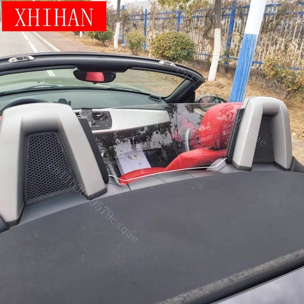 Déflecteur de vent transparent pour BMW Z4 E85 2003-2007, déflecteur de vent gauche et droit, filet de protection de cage antichute