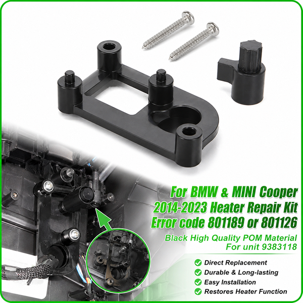 Kit de réparation de chauffage et de climatisation pour BMW F40 F45 F46 F44 I3 X1 F48 X2 F39, code d'erreur 801189 ou 801126, unité 9383118