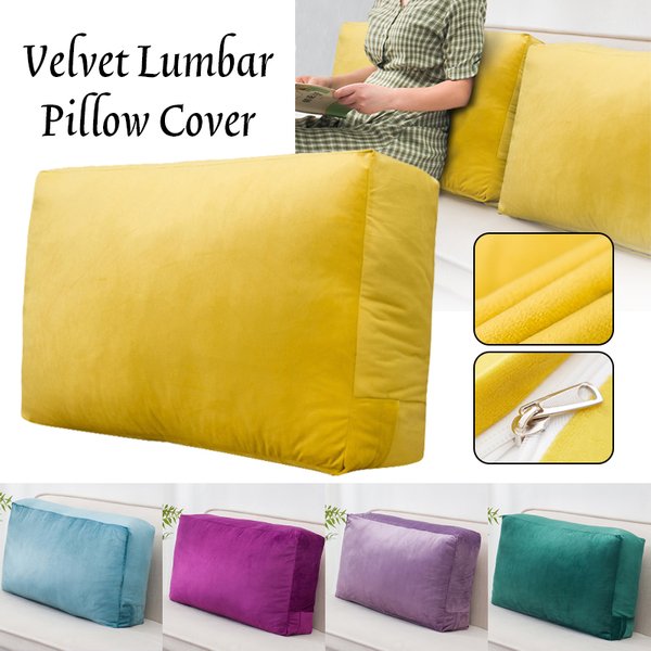Juste de coussin de canapé en velours super doux, taie d'oreiller décorative simple pour la maison, grande taie d'oreiller solide, document, 60x30 cm, 70x40 cm, 80x50cm