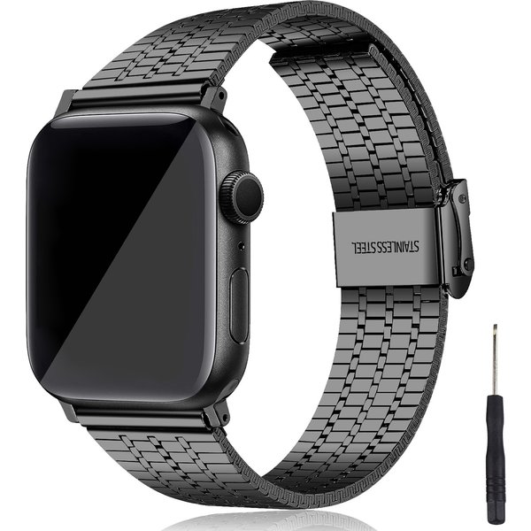 Bracelet de montre en acier inoxydable pour Apple Watch, Bracelet iWatch Ultra, Série 8, 7, 6, 5, 4, Se, 44mm, 45mm, 40mm, 41mm, 42mm, 38mm, 49mm