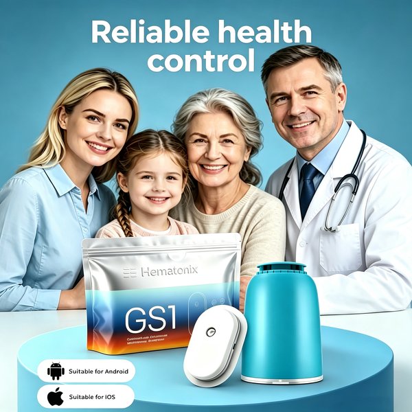 Hematonix GS1 CGMS Unterstützt iOS/Android 16 Tage-24h Echtzeit-Blutzuckermessung Mehrsprachiges System Fernüberwachung