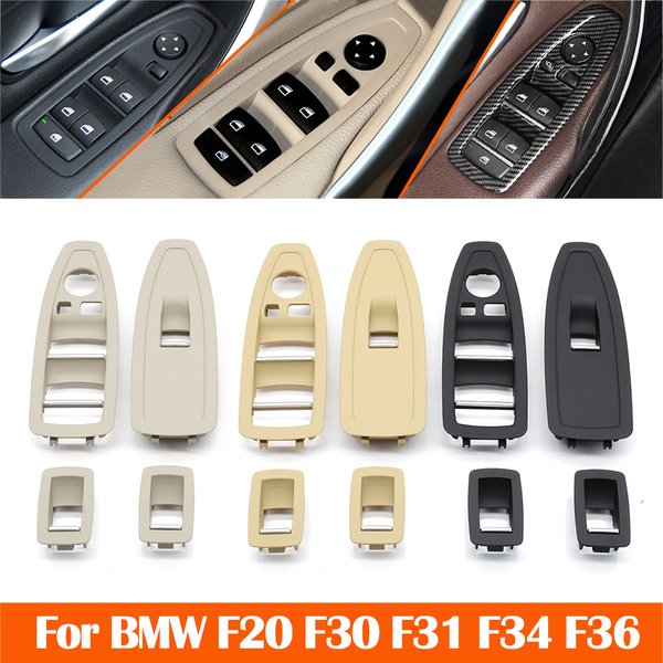 Garniture de couvercle de bouton de lève-vitre de porte intérieure de voiture LHD RHD pour BMW série 1 3 4 F20 F30 F31 F34 F35 F36 318i 320i 330i 335i