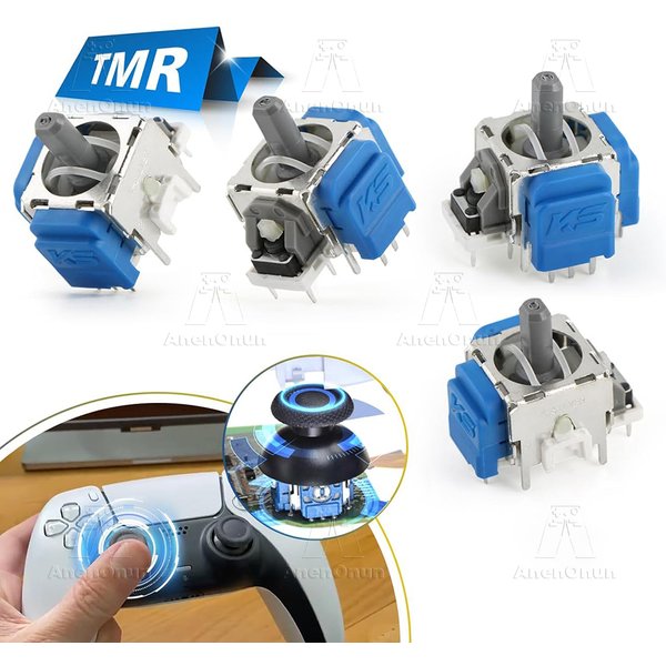 Joystick elektromagnetyczny TMR do kontrolera PS5 Thumbstick No-Drift Upgrade Zestaw zamienny Gamepad 3D Analog Sensor Akcesoria