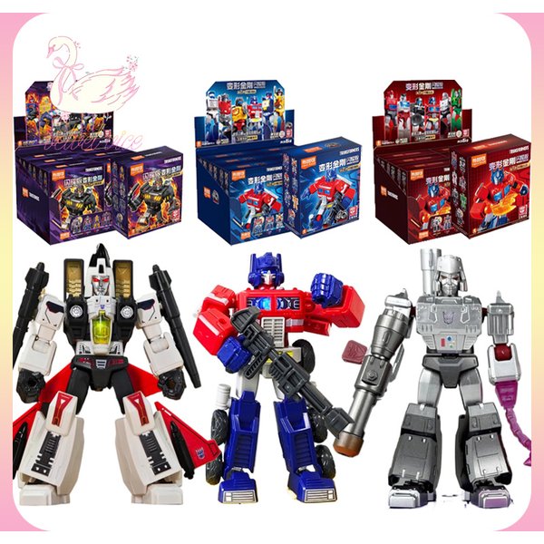 Original Blokees Transformers Bausteine Glänzende Version Blind Box 1. 2. 3. Set Figurensammlung Megatron Junge Spielzeug Geschenk