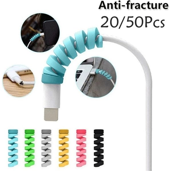 Charging Cable Protector For Phones Cable holder Ties cable winder Clip For Mouse USB Charger Cord management cable organizer