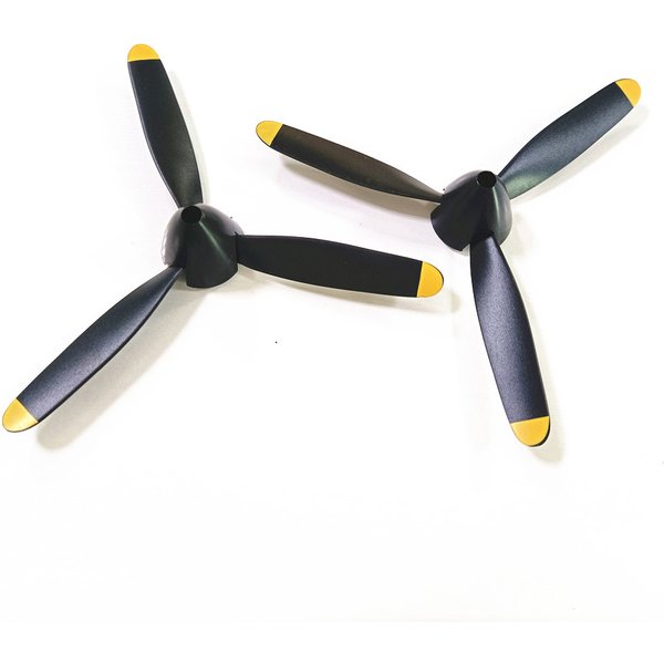 Volantex RC 3-Blatt-Propeller für 761-5 P-51D, 761-8 F4U, 761-9 T28, 761-11 BF109, 761-12 Spitfire, 761-13 P40,761-15 RC-Flugzeug