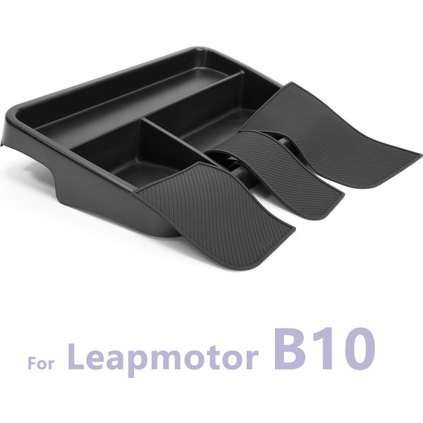 Für Leapmotor B10: Aufbewahrungsbox hinter dem Bildschirm – Maßgeschneiderter ABS-Mittelkonsolen-Organizer, versteckter Armaturenbrett-Organizer, rasselgeschützt, leicht zu reinigen