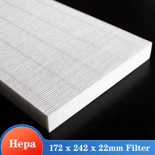 Custom Made HEPA Filter 172 X 242 X 22mm Air Purifier Filter Air Clean