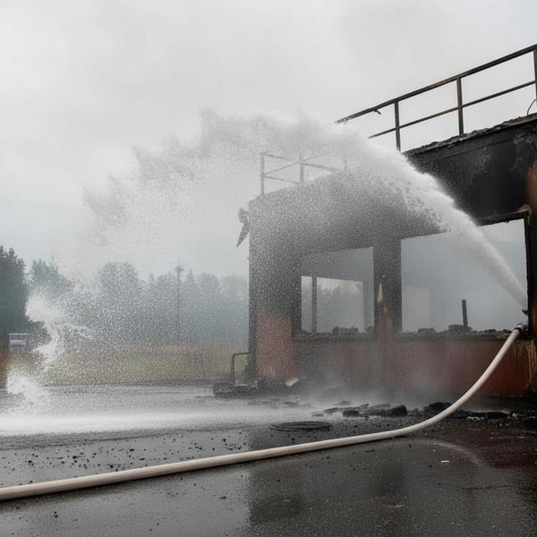 Feuerwehrschlauch 30M Flachschlauch mit C-Storz 2-Zoll-Kupplungen, Hochwertig, Leicht zu Reinigen, Unverzichtbar für die Brandschutzsicherheit
