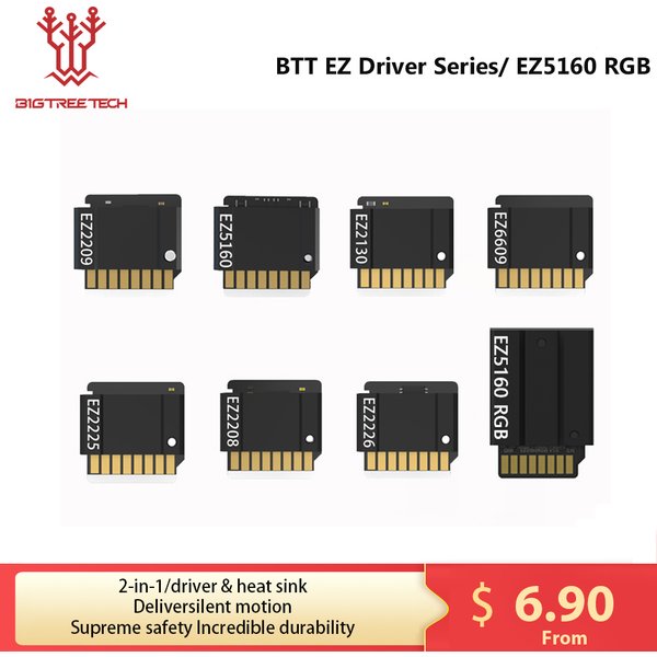 BIGTREETECH EZ2209 V1.0 EZ5160 Pro V1.0 EZ2208 EZ Treiber Stecker 3D Drucker Teile Für SKR 3 EZ Ender 3 V2 Raspberry Pi Upgrade