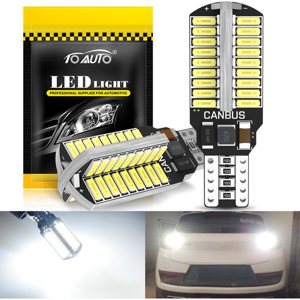 Ampoule Led T15 W16W Canbus 920 921 912, 2 pièces, feux de recul blancs 12V, pour voiture Skoda Polo Corolla Passat Hyundai