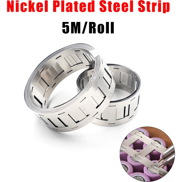 5 Meter 0,15 * 27 mm Nickelstreifen Lithiumbatterie Nickelstreifen für 18650 Akku 2P Punktschweißen Nickelgürtel