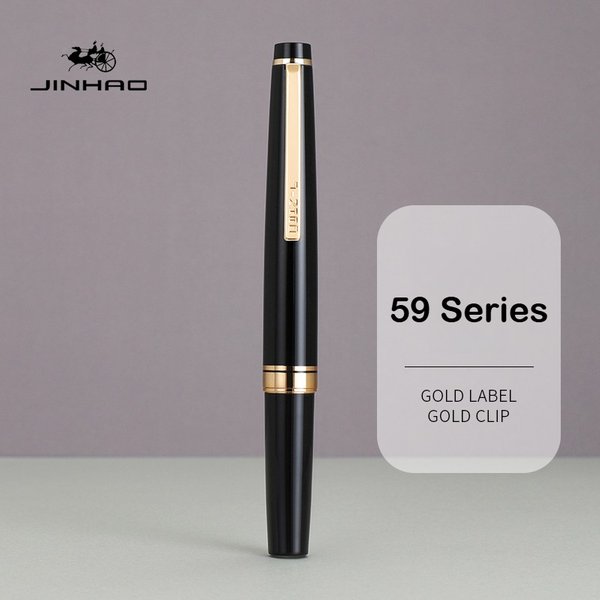 Pióro Wieczne JINHAO 59 EF F z Osłonką na Stalówkę, Luksusowe Eleganckie Pióra Wieczne, Pióra do Kaligrafii PK 80, Artykuły Szkolne i Biurowe, Artykuły Papiernicze