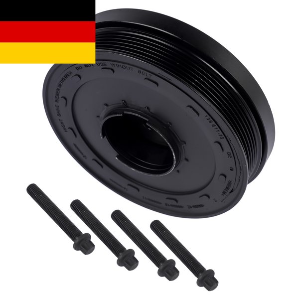 AP03 Kurbelwellenscheibe + 4 Schrauben für BMW E81 E91 116D 118D 120D 316D X1 X3