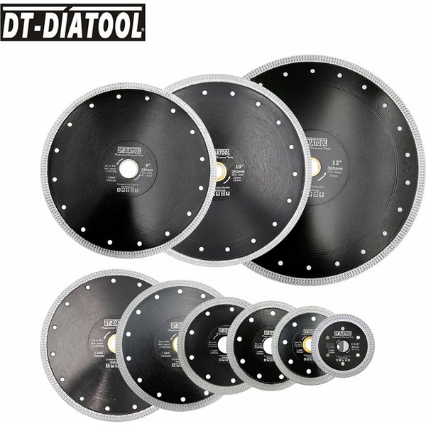 DT-DIATOOL 1pc 75-230mm Diamant Lame Disque De Coupe X Maille Turbo Jante Segment Scie Lame Pour Porcelaine Céramique Carrelage Marbre