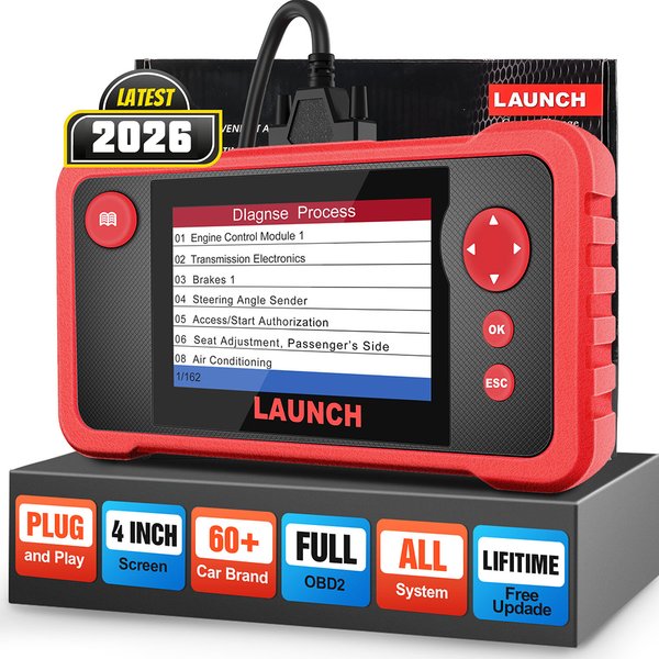 2026 LAUNCH CRP123 V2.0 PLUS OBD2 Scanner, Vollsystem-Diagnosegerät, mit 3 Reset-Funktionen, Kostenlose Online-Aktualisierung