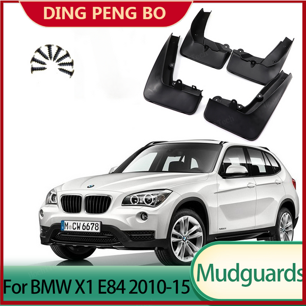 ABS 4-teiliger Spezieller Auto-Schmutzfänger Langlebige Kotflügel-Spritzschutzvorrichtungen für BMW X1 E84 2010-2015 Auto-Ersatzzubehör