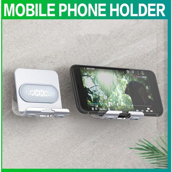 STONEGO Aluminum alloy Adjustment Phone Tablet Wall Holder Charging Stand for phone Wall Mount Bracket Shelf