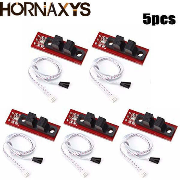5 pièces, capteur optique de fin de course, module de commutation de fin de course optoélectronique, interrupteur de fin de course photoélectrique, accessoire pour imprimante 3D.